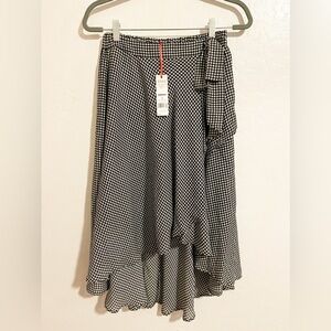 Kohl’s Elle MIDI Plaid Skirt Size S NWT